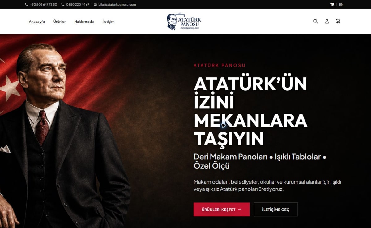 Atatürk Panosu proje görseli